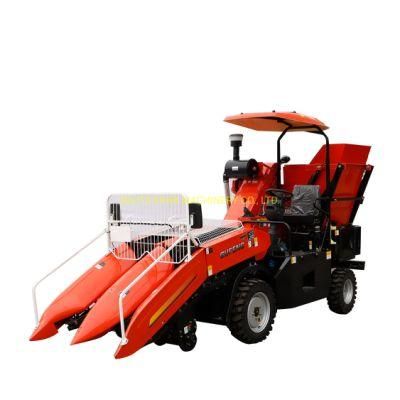 China Best Selling 2 Rows Hst Gearbox Corn Harvester