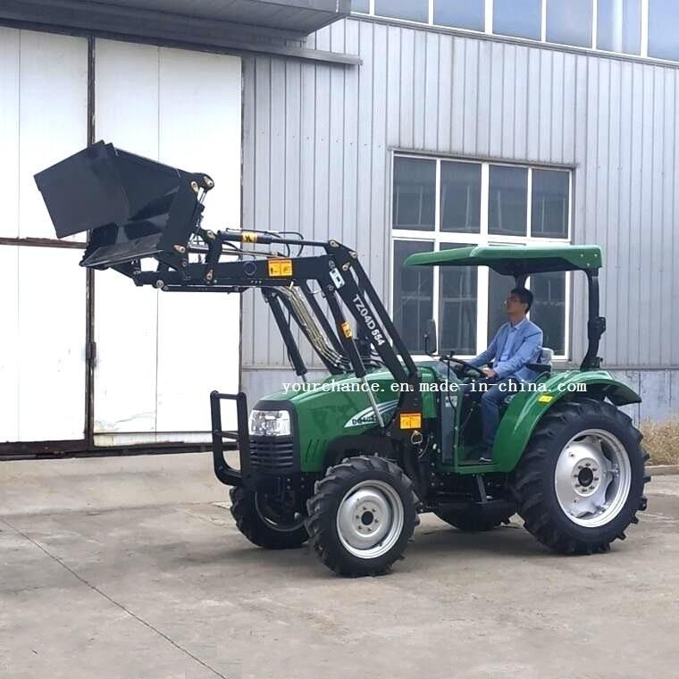 Ce Certificate High Quality Tz04D Multifunctional Front End Loader with 4 in 1 Bucket for 30-55HP John Deere Tractor