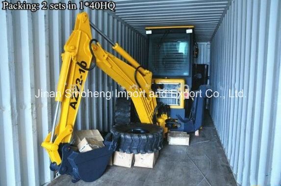 Hot Selling Mini Backhoe Loader with Ce Certificate Az22-10