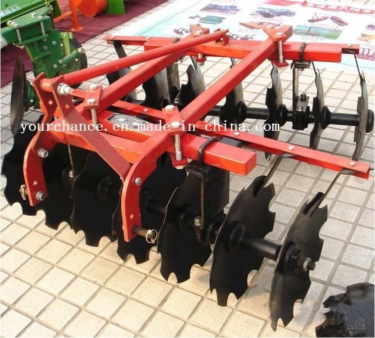 High Quality Farm Implement 1bqx-1.1 1.1m Width 12 Discs 12-20HP Tractor Mounted Light Duty Disc Harrow