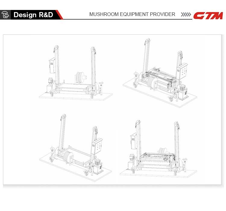 Ruffling Machine Mushroom Growing Equipment