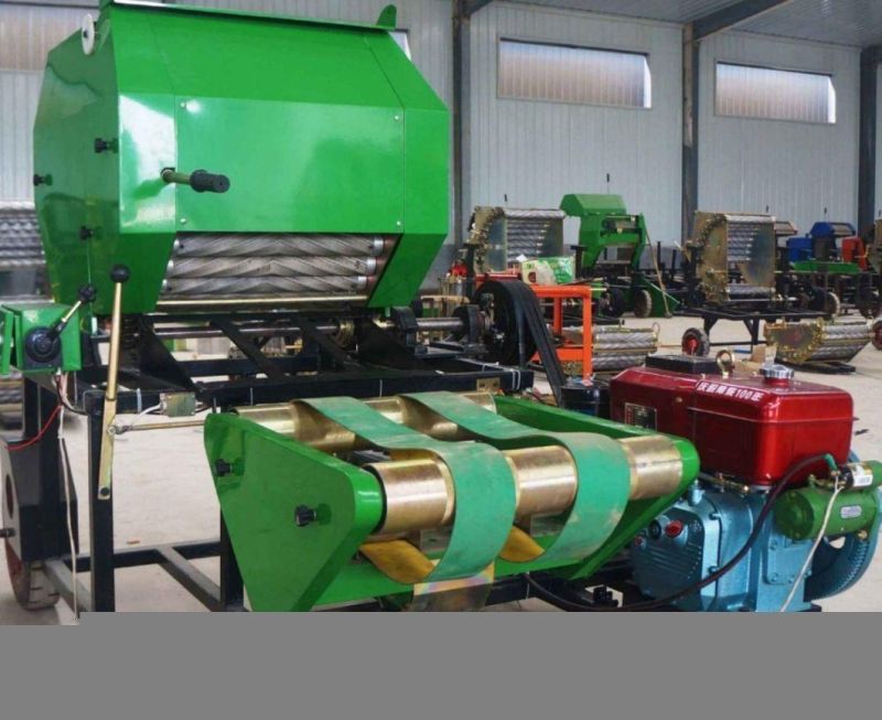 Hay Wrapper Crops Packing Machine Mini Round Silage Baler
