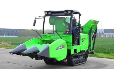 Small/Mini/Micro Combining/Combine/Crawler/ Track Type Belt Type Corn Harvester