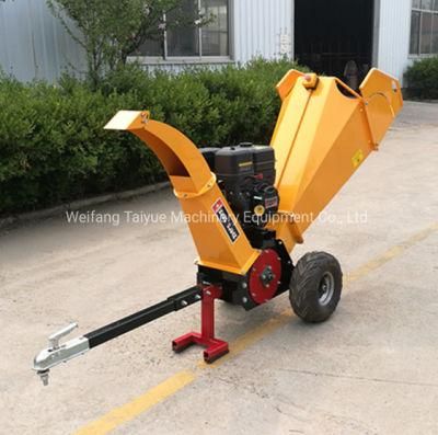 Self Power Gaoline Engine ATV Towable Wood Chipper, ATV Wood Chipper