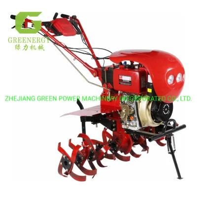 15HP 188f Diesel Power Tiller Aircool Rotary Cultivator