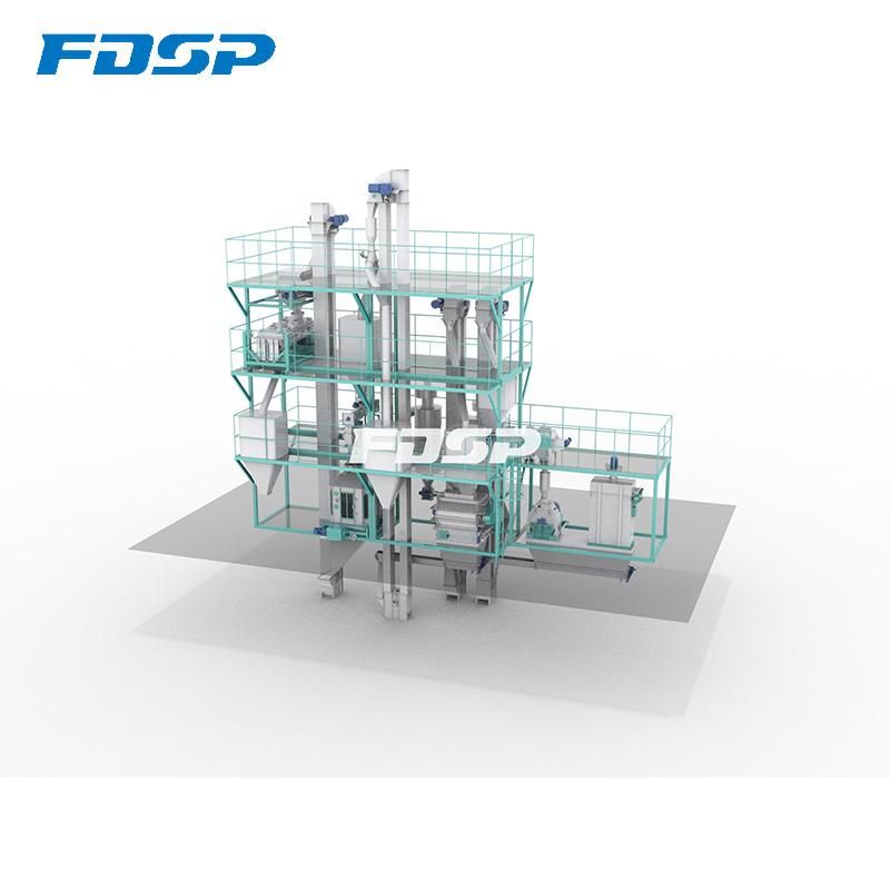 CE Certificated Agricultural Machine Feed Pellet Production Line