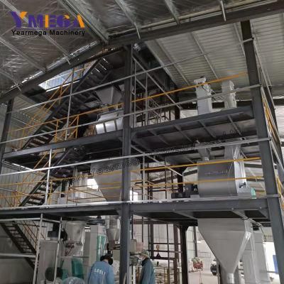 Turnkey Solution in Feed Production Automatic Animal Feed Processing Set
