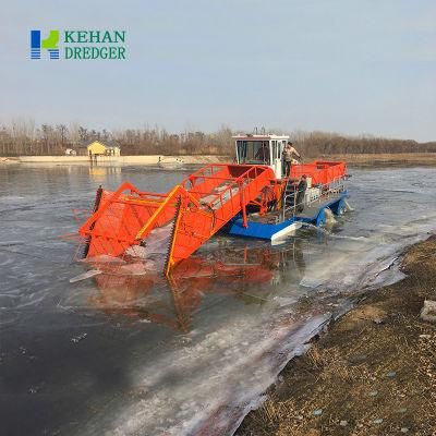 Water Weed Small Harvester Boat/Aquatic Trash Skimmer/Water Hyacinth Removal Machine