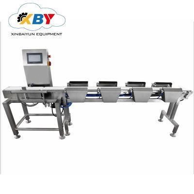 Belt Type Automatic Sorting, Multi-Stage Weight Sorting Machine, Chicken Leg Seafood Weighing Sorter