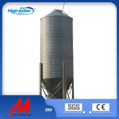 OEM Poultry Broiler Livestock Coop Galvanized Feed Silos