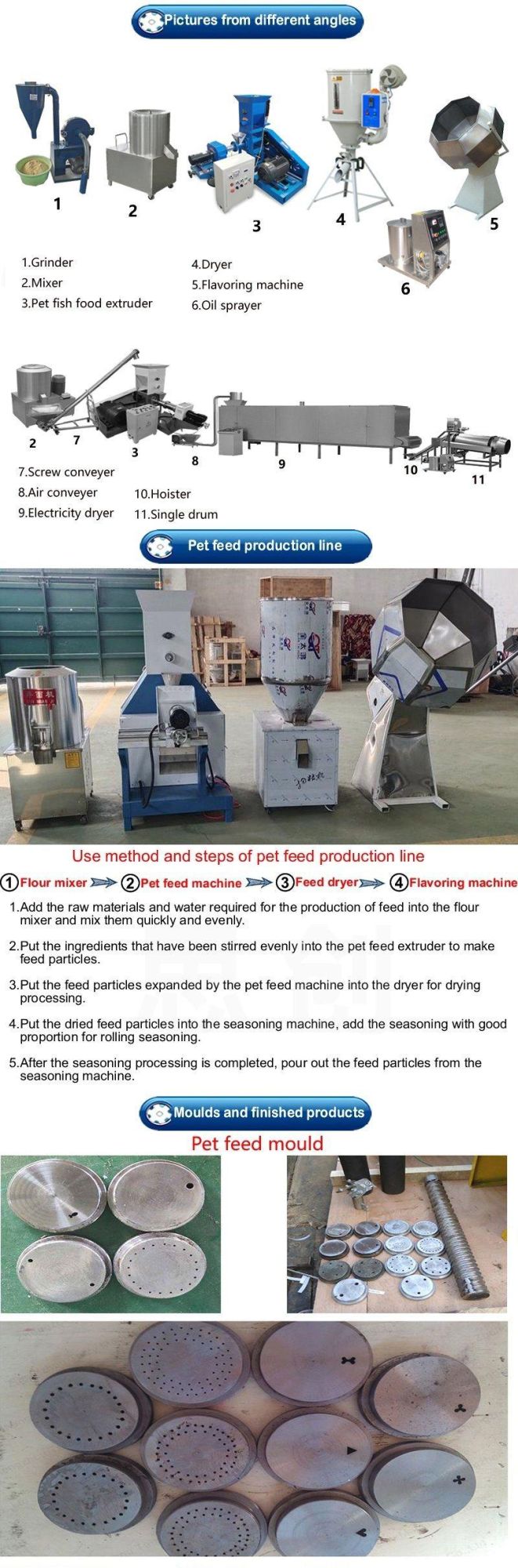 Portable Diesel Engine Floating Fish Feed Pellet Extruding Machine