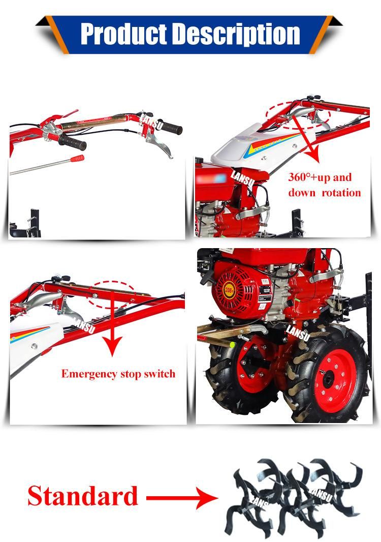 Factory Supply Mini Backpack Power Tiller
