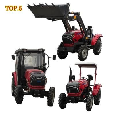 40HP 4X4 Compact Farm Tractor with Front End Loader and Backhoe