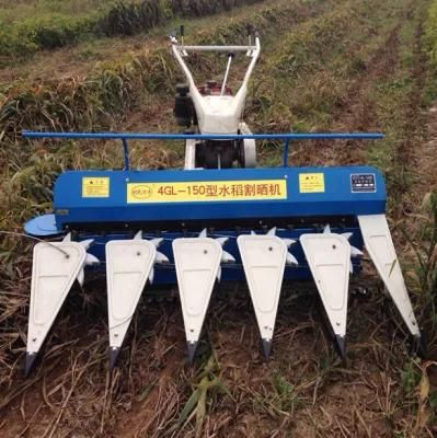 4G-120 Mini Harvester Machine Rice and Wheat Reaper for Sale