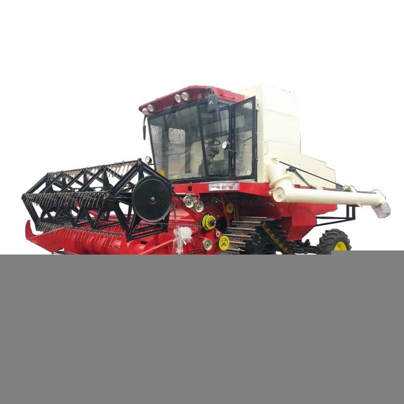 Combine / Combining /Crawler Track Type Best Type Rice Wheat Harvester