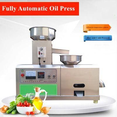 Stainless Steel Fully Automatic Screw Oil Extractor Commercial Sesame Peanut Walnut Oil Processing Machine Oil Presser