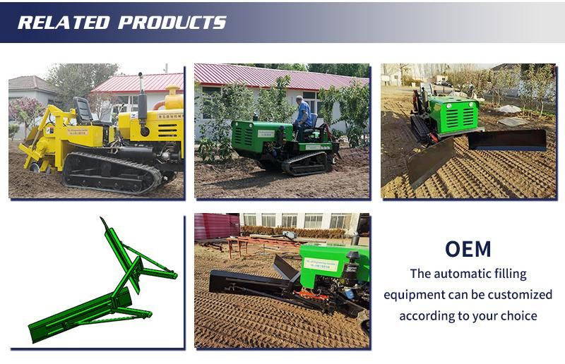 Tractor Mounted Double Chains Ditching Machine/ Trencher Machine