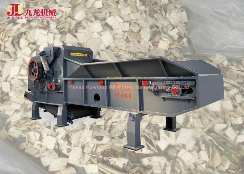 160kw 15-25tph Forestry Machinery Industrial Electric Large Wood Crusher Drum Wood Chipper