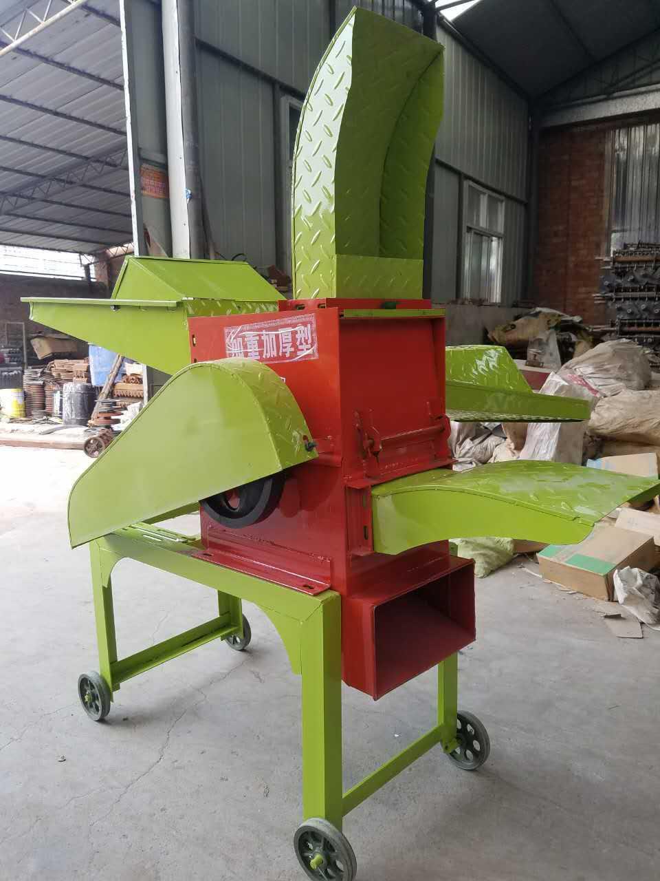 Forage Shredding Machine Thicken Cutting Grinder Machine Shredded Grass Kneading Machine