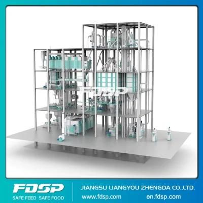 One Hour Capacity 12ton Extruded Aquatic Fish Feed Production Line