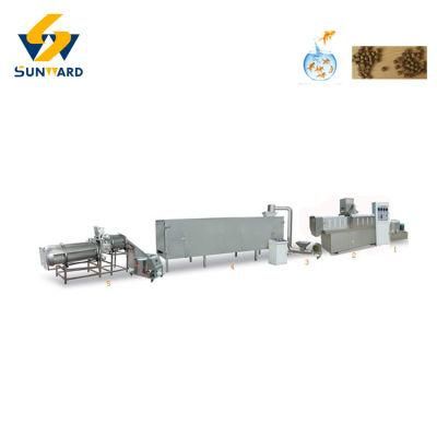 Full Automatic Fish Farming Floating or Sinking Puffed Tilapia Fish Pellet Feed Manufacturing Plant