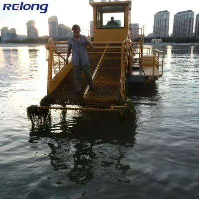 Water Weed Small Harvester Boat Water Hyacinth Removal Machine