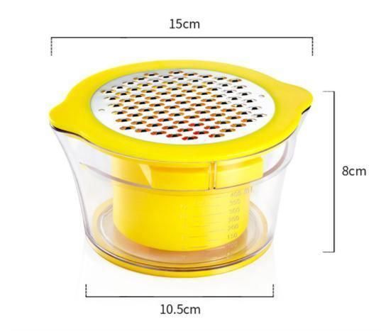 4-in-1 Strips, Peeler, Grater, Bowl - Fast and Safe Corn Shredder Multi-Function Corn Sheller Esg11869