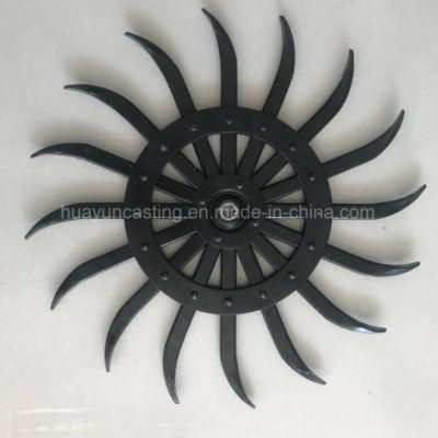 Hoe Harrow Rotary Teeth Black Wheel