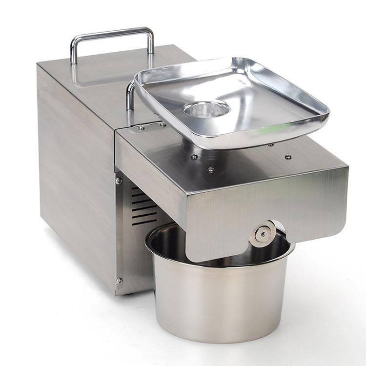 Stainless Steel Mini Oil Press Machine Sunflower Oil Extractor Vegetable Seeds Oil Press