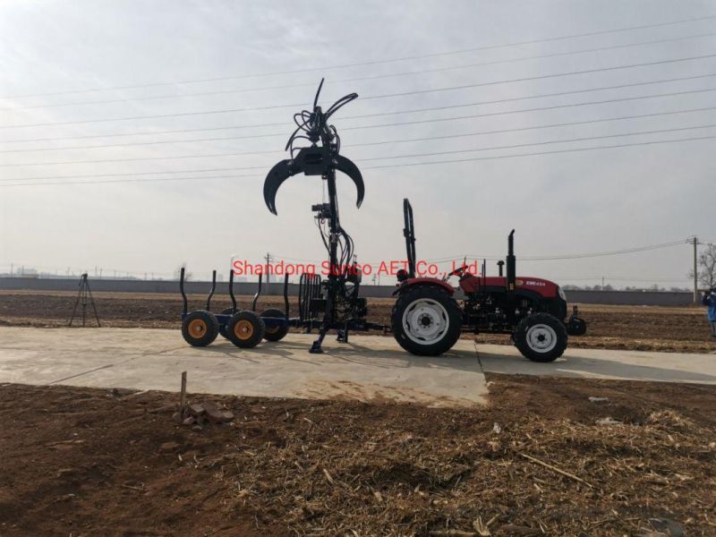 Tractor Trailer Timber Log Loader Trailer