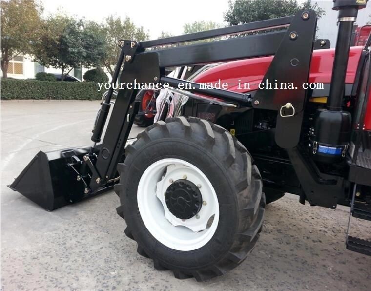 France Hot Sale Tz08d Euro Quick Hitch Type 55-75HP Tractor Mounted Front End Loader with Ce Certificate