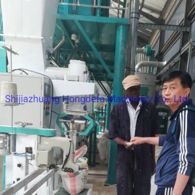 Africa Customized Technological Process Maize Flour Milling Machine