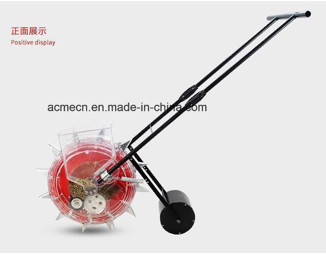 Mimi Farming Adjustable Small Hand Push Manual Planter Corn Maize Cotton Seeder