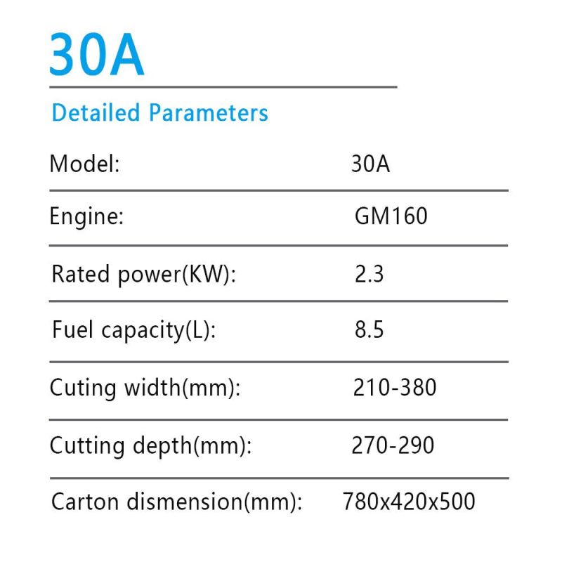 Easy to Operate GM160 Full Gear Aluminum Alloy Transmission Gasoline Cultivator Tiller Produced by Jiamu GM30A