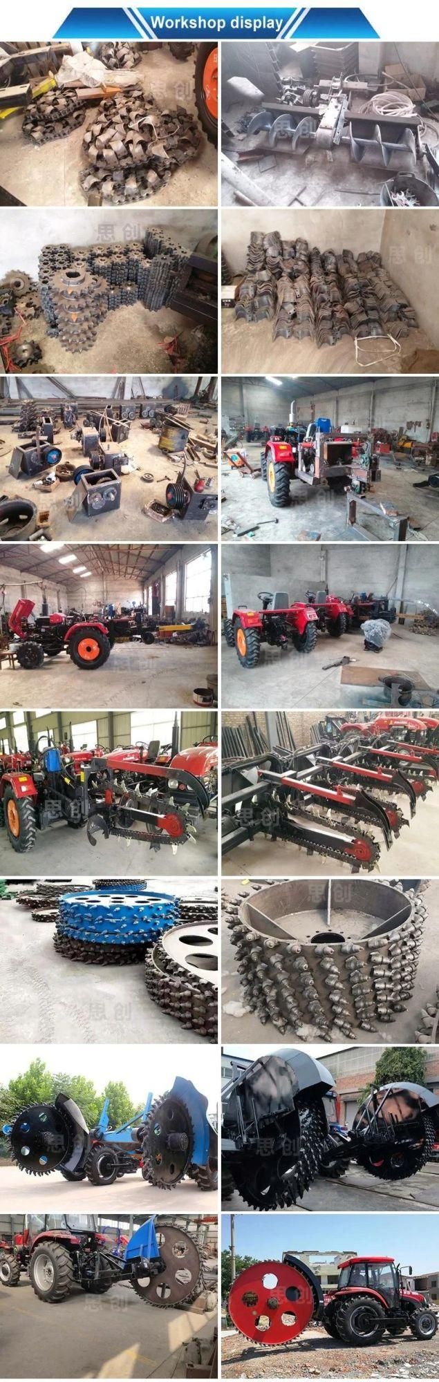 Factory Supply Tractor Mounted 3 Point Linkage Ditcher Trencher