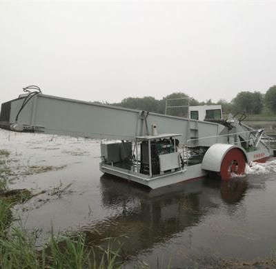 River Cleaning Machine/Water Harvester Boat/Ship to Collect The Floating Fully Automatic Mowing Boat Aquatic Weed Harvester