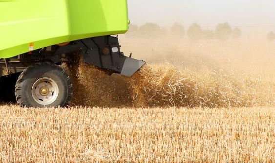Zoomlion Te100 Wheeled Type Wheat Corn Combine Harvester Agricultural Machinery