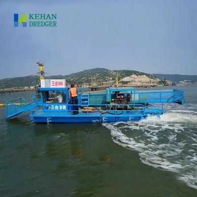 River Trash Collecting Skimmer/Seaweed Cleaning Harvester Floating Trash Skimmer