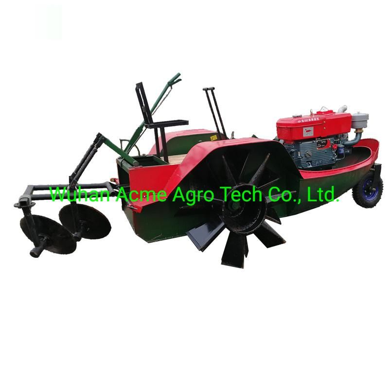 Am-22A Rice Field Cultivation Paddy Farm Boat Tractor