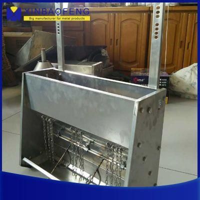 Double Side Stainless Steel Pig Feeder