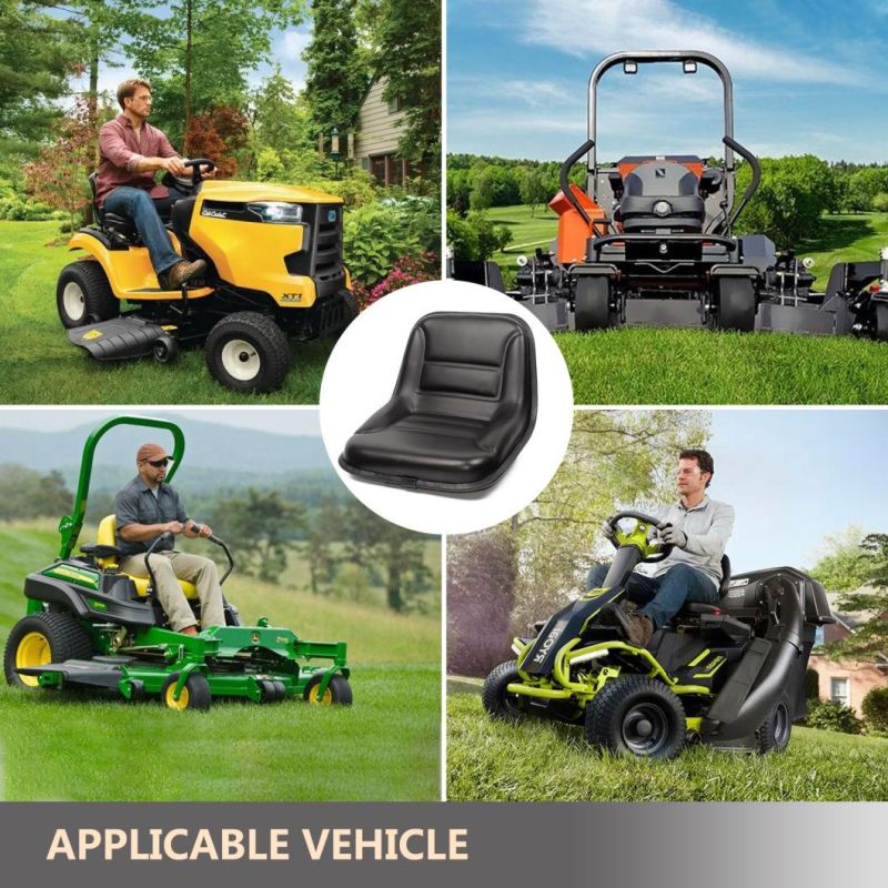 Universal Tractor Back Suspension Seat Durable Thickly-Padded Forklift Seat Deluxe Mower Excavator Seat Heavy Duty