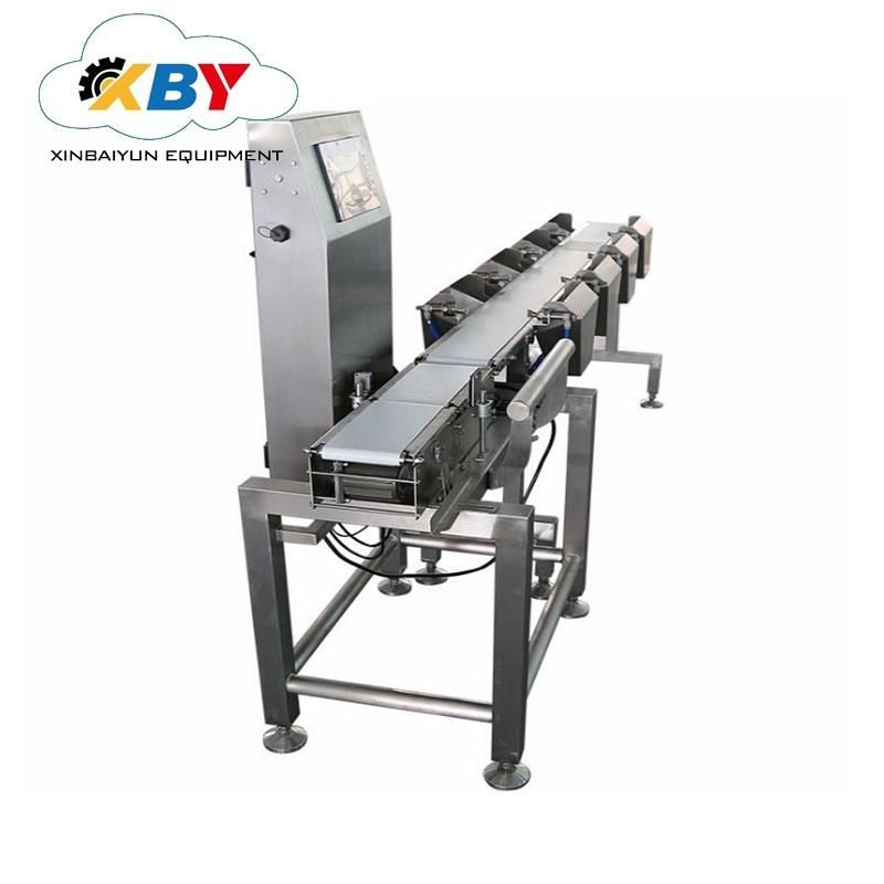 Belt Type Automatic Sorting, Multi-Stage Weight Sorting Machine, Chicken Leg Seafood Weighing Sorter