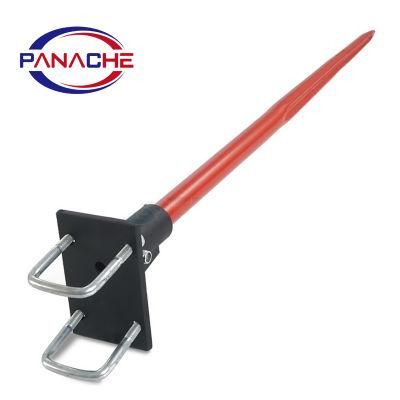 Hay Spear with Stabilizer Bale Spike Fork Tine