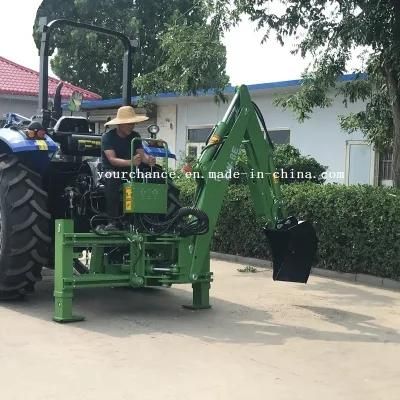 Hot Selling Farm Machinery Lw-8e 50-90HP Tractor 3 Point Hitch Side Shift Hydraulic Backhoe Excavator Loader with Europe CE Certificate