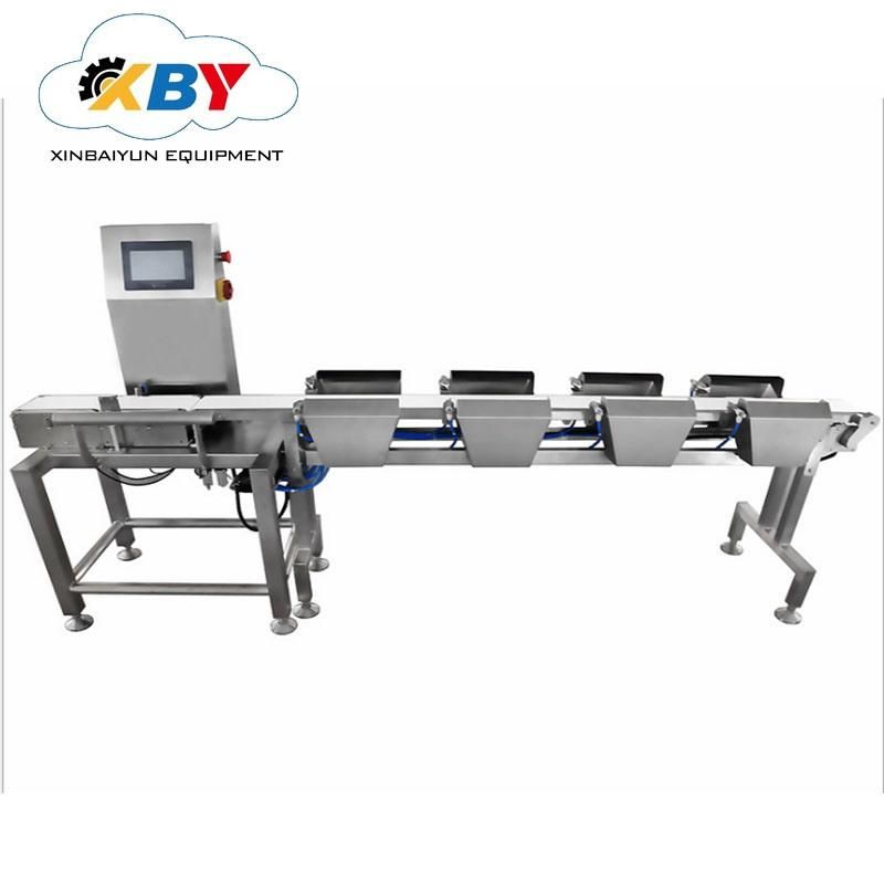 Belt Type Automatic Sorting, Multi-Stage Weight Sorting Machine, Chicken Leg Seafood Weighing Sorter