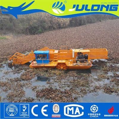 Julong Electric Automatic Aquatic Weed Harvester &amp; Water Grass Cutting &amp; Weed Cutting Machine/Water Lawn Mower Machinery