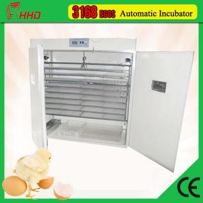 Hhd 98% Hatching Rate Automatic 3168 Eggs Poultry Incubator Hatching Machine