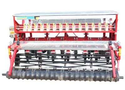 Hot Sale 40HP Tractor Behind Pull Type Wheat Seeder with Fertilizer 14 Rows Planter