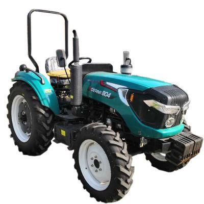 80HP Compact Farming Agricultural Small Tractors 4X4 4WD Farm Tractor