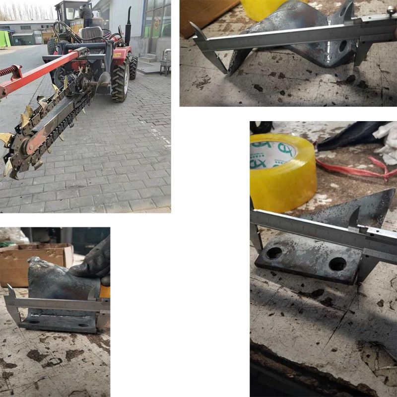 Professional Pipe Ditching Machine Tractor Mounted Chain Trencher for Agricultural